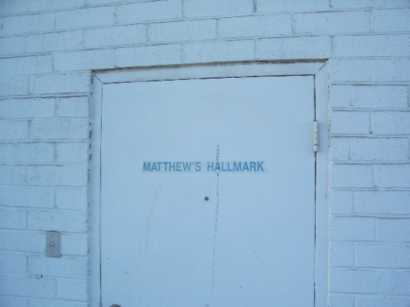 Matthew's Hallmark door, 2012. Photo: John Floyd II
