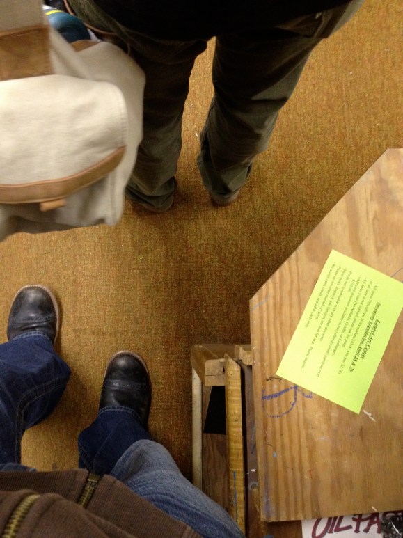 Laurel Art Center, carpet in line