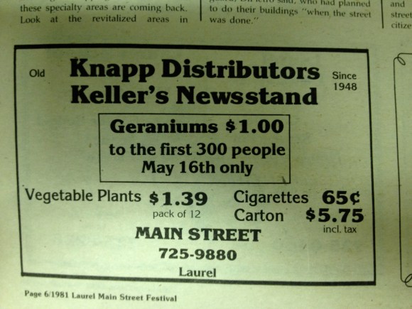 Knapp Distributors ad