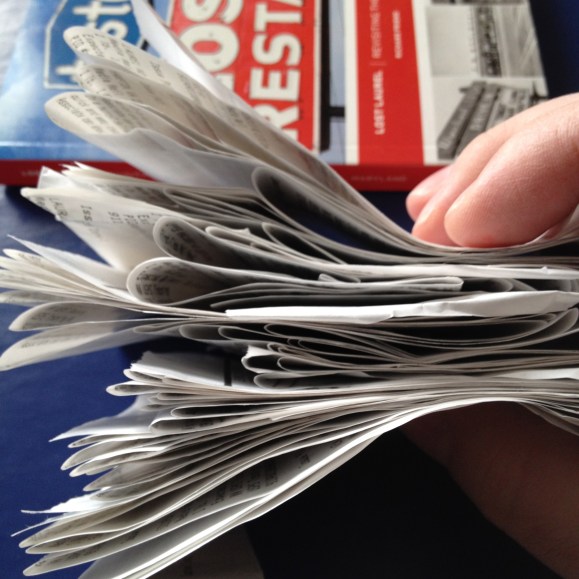 post office receipts