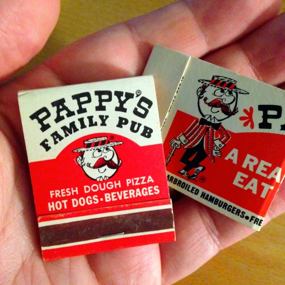 Pappy's matchbooks from Kevin Leonard