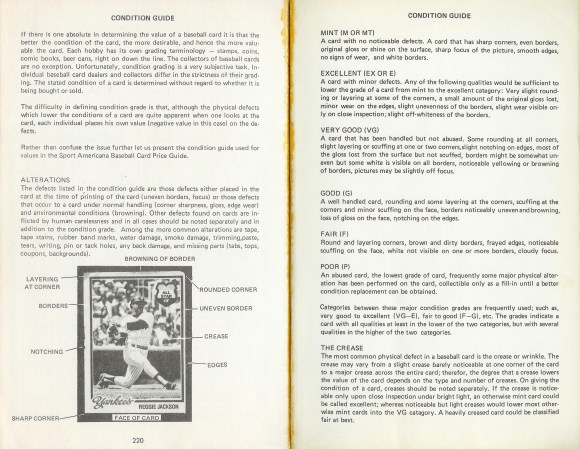 card condition guide